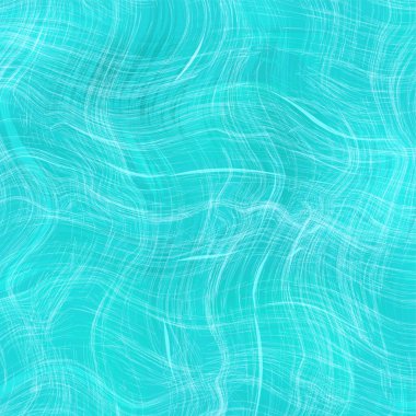 Pastel mavisi ve web tasarımı için yeşil renkli grunge dalgalı eğrilerle soyut dekoratif arkaplan