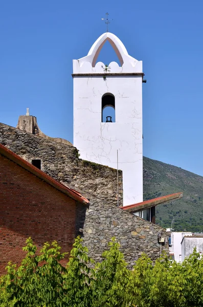 Iglesia Santa Maria Les Neus Port Selva Puerto Selva España —  Fotos de Stock