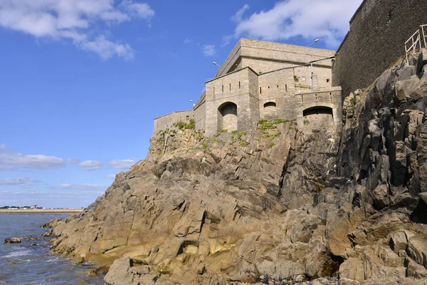 Festung Von Penthivre Auf Der Halbinsel Quiberon Departement Morbihan Der — Stockfoto