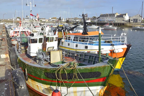 Barcos Pesca Guilvinec Guilvinec Una Comuna Departamento Finistre Bretaña Noroeste — Foto de Stock