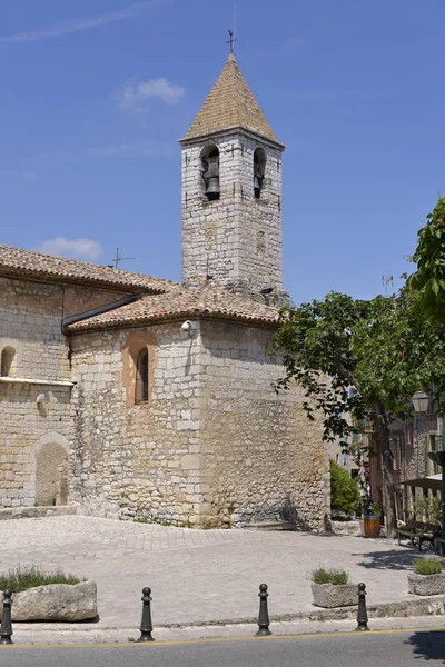 Chiesa Saint Grgoire Tourrettes Sur Loup Nel Sud Est Della — Foto Stock