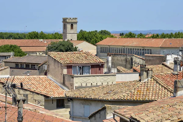 Antenne Von Arles Einer Stadt Und Gemeinde Süden Frankreichs Département — Stockfoto