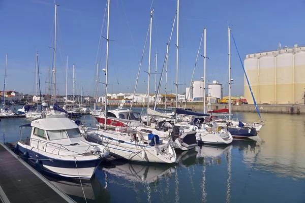 Port Les Sables Olonne Gmina Departamencie Vende Regionie Pays Loire — Zdjęcie stockowe