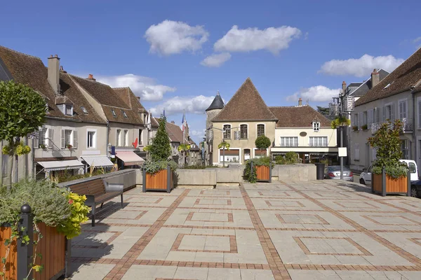 Plein Sancerre Middeleeuwse Heuveltop Stad Gemeente Kanton Het Departement Cher — Stockfoto