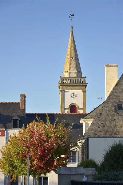 Kościół Notre Dame Bonne Nouvelle Damgan Gmina Departamencie Morbihan Bretanii — Zdjęcie stockowe