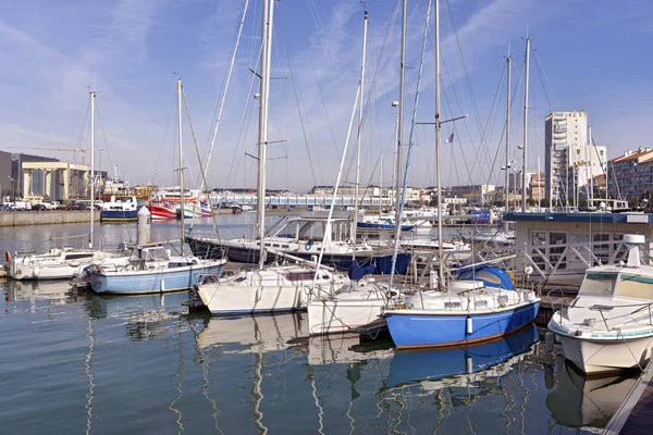 Hafen Von Les Sables Olonne Gemeinde Département Vende Der Region — Stockfoto