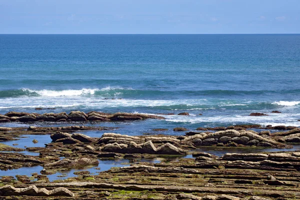 Rocky Coast Socoa Ved Cibourre Socoa Som Distrikt Cibourre Urrugne – stockfoto