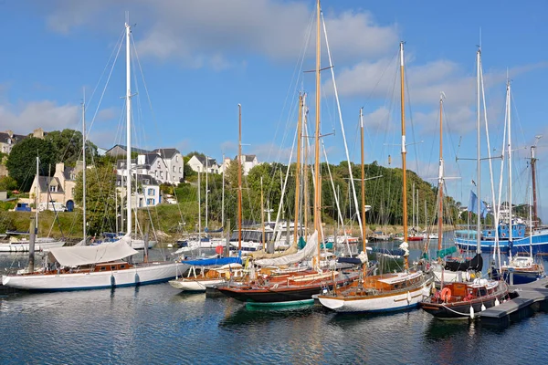 Marina Douarnenez Een Gemeente Het Franse Departement Finistre Regio Bretagne — Stockfoto