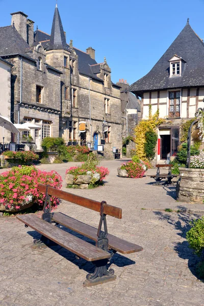 Downtown Rochefort Terre Commune Morbihan Department Brittany North Western France — Stock Photo, Image