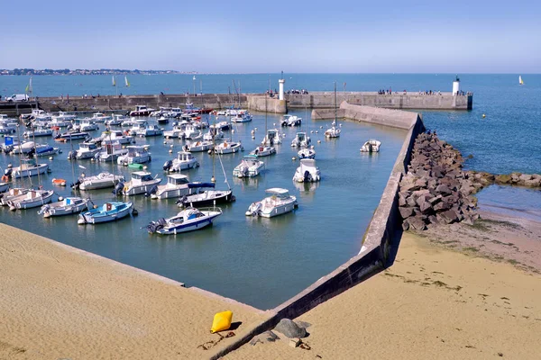 Aerial View Port Saint Michel Chef Chef Loire Atlantique Department — Stock Photo, Image