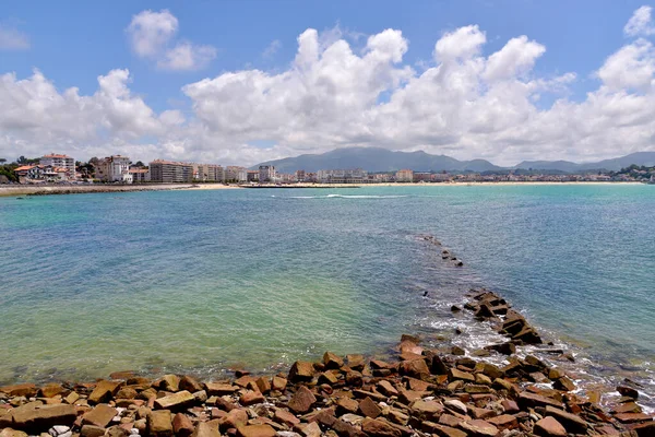 Bay Saint Jean Luz Commune Pyrnes Atlantiques Department South Western — Stock Photo, Image