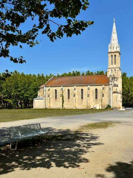 Audenge Deki Coeur Bassin Kilisesi Fransa Nın Güneybatısındaki Gironde Bölgesinde — Stok fotoğraf
