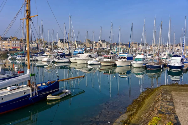 Saint Vaast Hougue Kikötője Cotentin Félszigetén Található Település Alsó Normandia — Stock Fotó