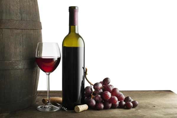 Red wine bottle Royalty Free Stock Images