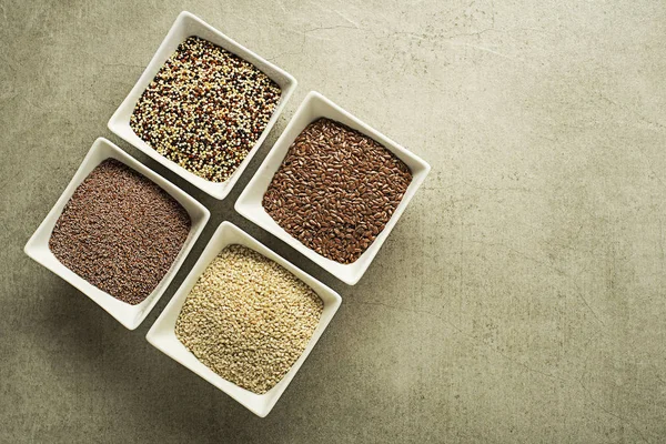 Mixed Healthy Seeds — Stock Photo, Image