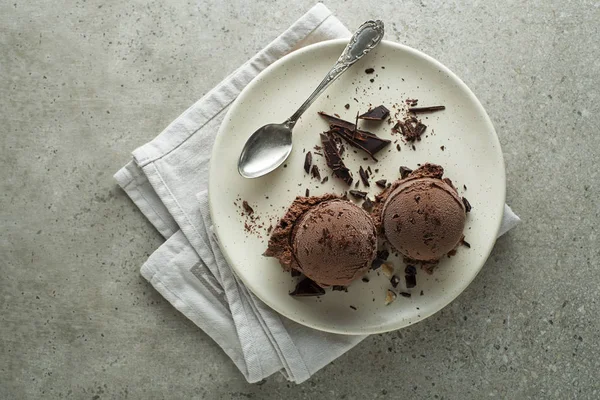 Chocolate gelado — Fotografia de Stock