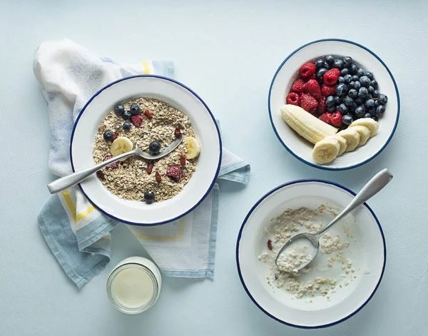 Petit déjeuner à l'avoine — Photo