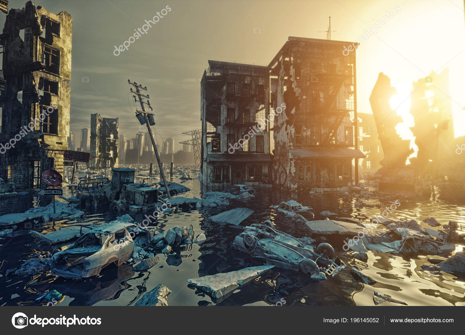破壊された町写真素材 ロイヤリティフリー破壊された町画像 Depositphotos