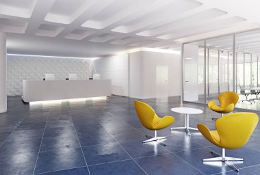 modern iş resepsiyon masası tasarım