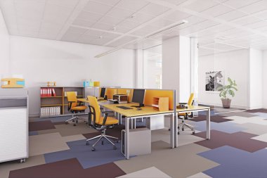 Modern ofis konferans odası iç