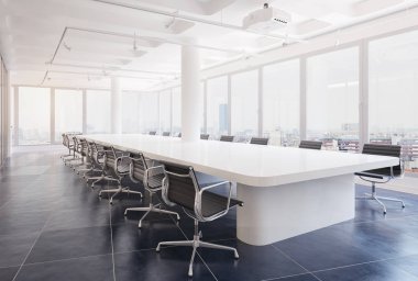 Modern ofis konferans odası iç