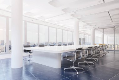 Modern ofis konferans odası iç