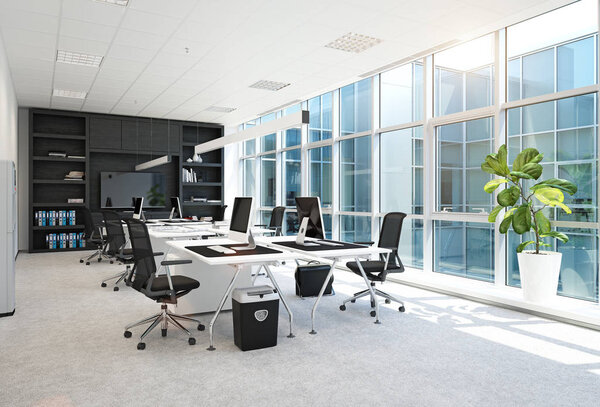 modern office conference room interior