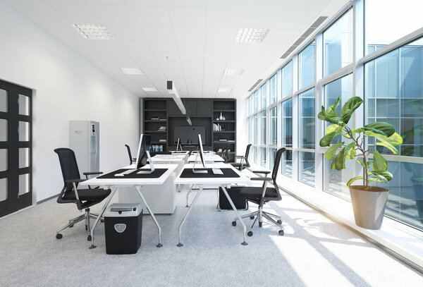 modern office conference room interior