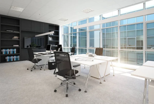 近代的なオフィス会議室インテリア — ストック写真