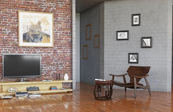 Modern Loft design — Stockfoto