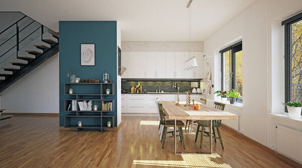 Scandinavian style kitchen design