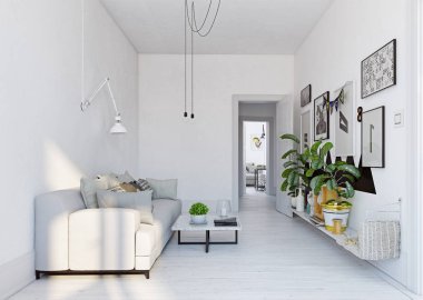 modern oturma iç tasarım.