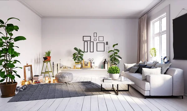 Modern woon interieur. — Stockfoto