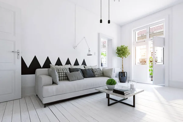 Modern woon interieur. — Stockfoto