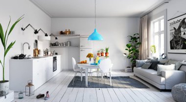 modern oturma iç tasarım.