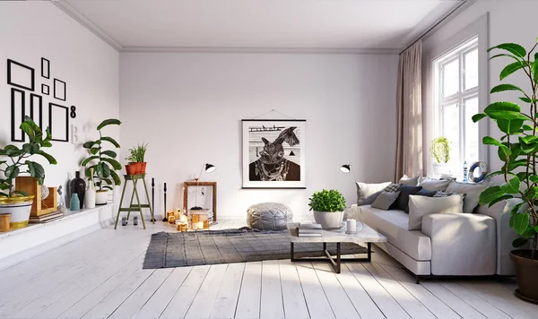 Modern woon interieur. — Stockfoto