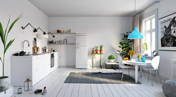 Design intérieur de vie moderne . — Photo