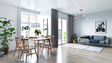 modern oturma iç tasarım.