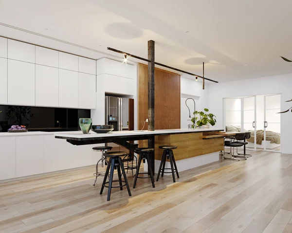 Interior de cocina moderna. — Foto de Stock