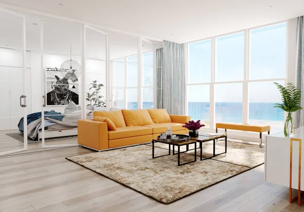 Modern living room interior. — Stock Photo, Image