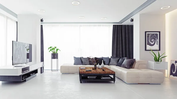Modern living room design. — Stock Photo, Image