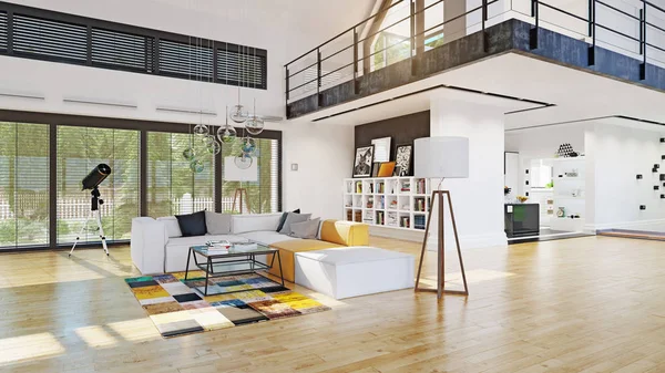 Casa moderna diseño de interiores — Foto de Stock