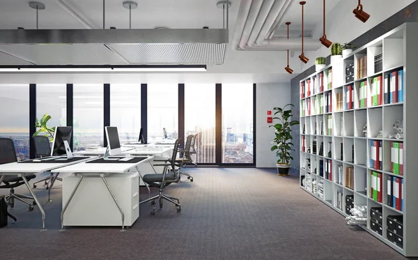 Modern office interior, — Stock Photo, Image