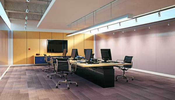 Diseño interior de oficina moderno —  Fotos de Stock