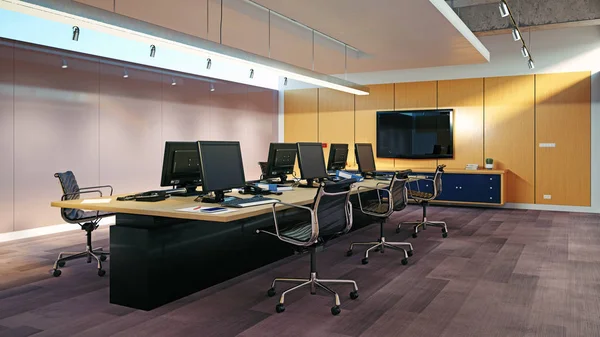 Diseño interior de oficina moderno — Foto de Stock