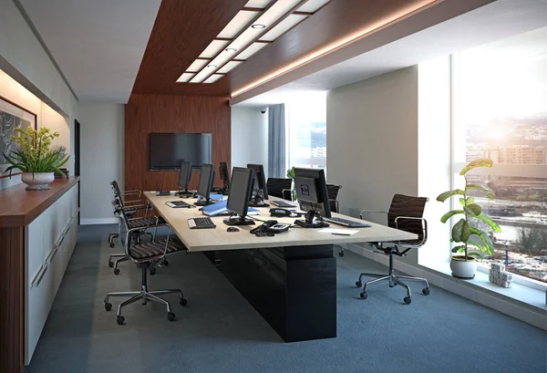 Modern ofis iç tasarımı — Stok fotoğraf