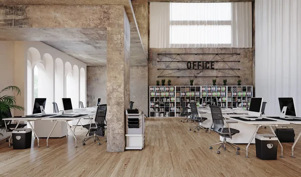 Interior Contemporan Birou Loft Redare Concept Design — Fotografie, imagine de stoc
