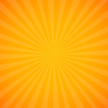 Sarı Sunburst arka plan degrade kafes, vektör çizim ile