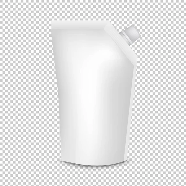 Plastpåse Med Batcher Transparent Bakgrund Med Gradient Mesh Vektor Illustration — Stock vektor