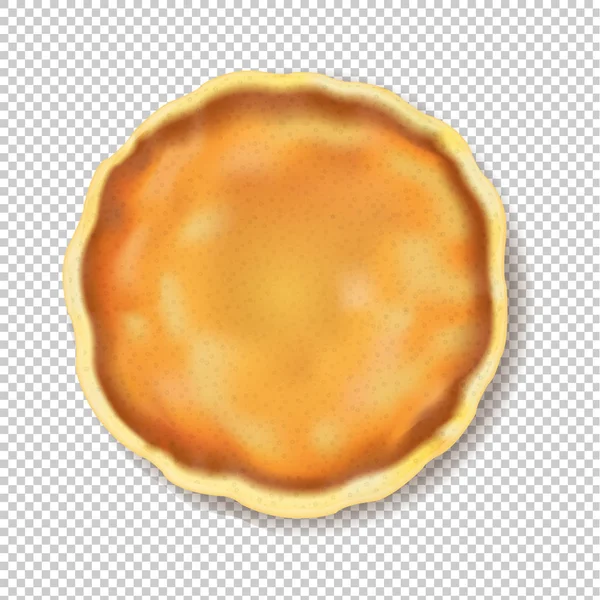 Pannkaka Isolerad Transparent Bakgrund Med Gradient Mesh Vektor Illustration — Stock vektor